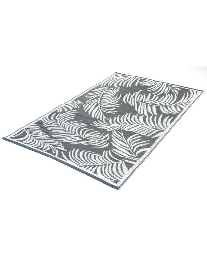 Tapis d'extérieur hawai blanc/gris - 120x180 cm
